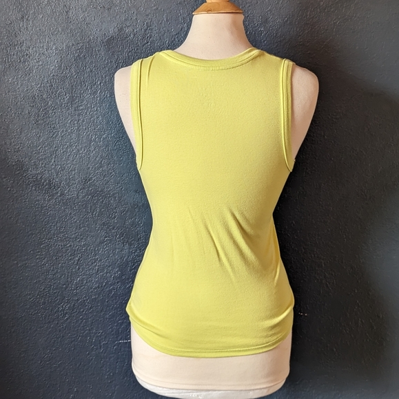 A New Day Neon yellow tank top - Picture 2 of 5